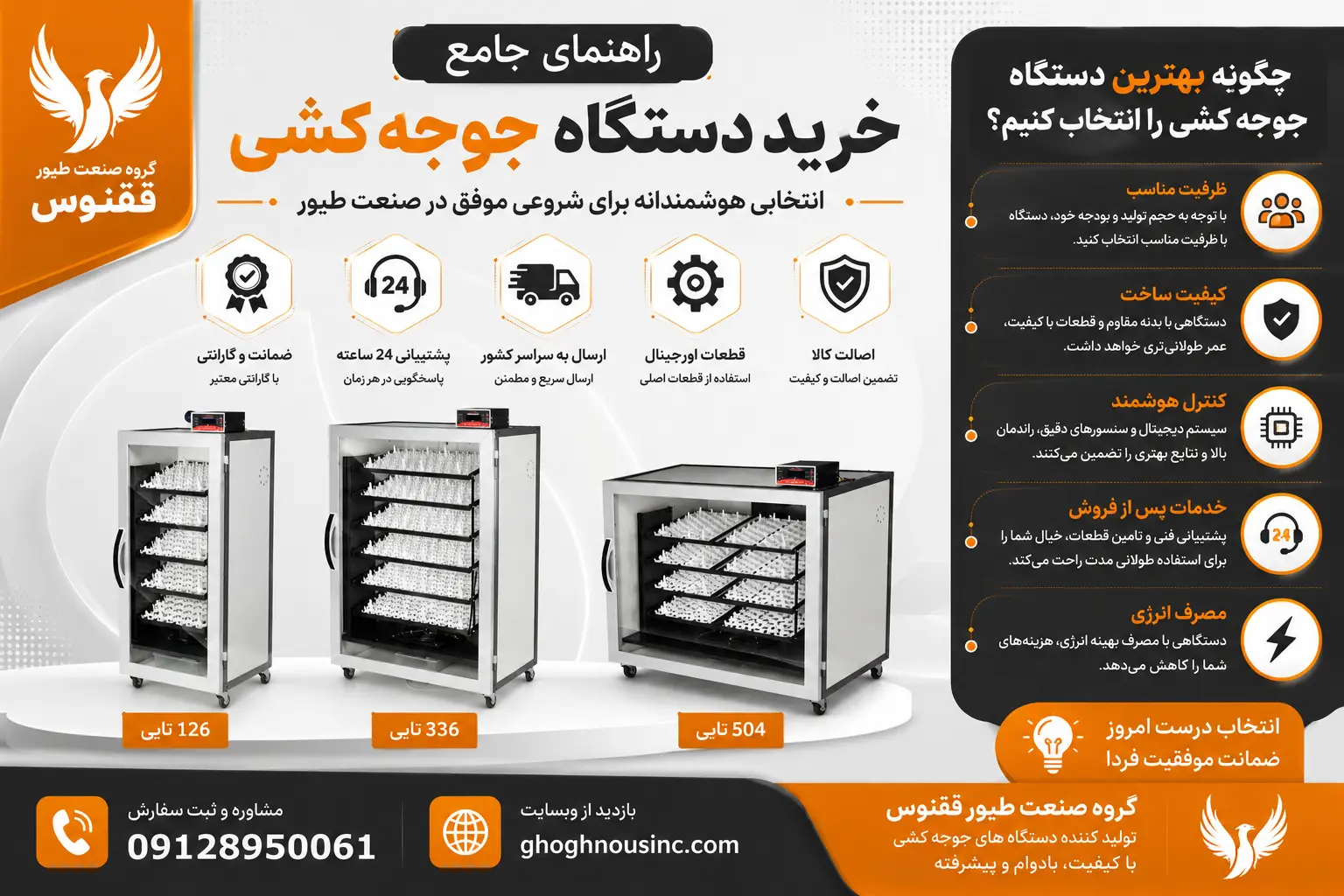 راهنمای خرید دستگاه جوجه کشی