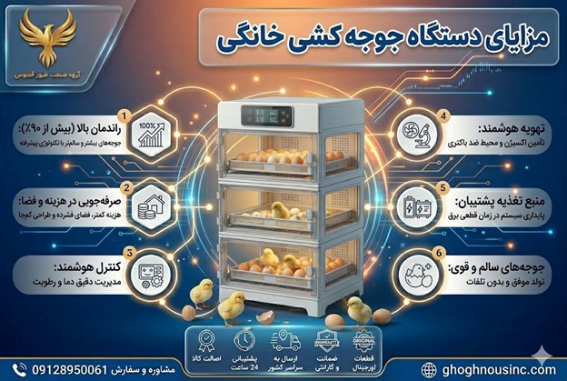 دستگاه جوجه کشی خانگی مزایای استفاده از ماشین جوجه کشی خانگی
