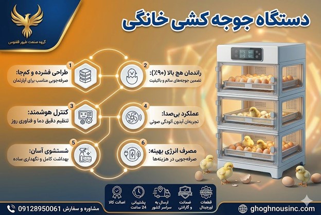 دستگاه جوجه کشی خانگی